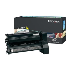 Lexmark™ C7700YH Yellow Toner Cartridge