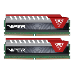 Patriot Extreme Performance Viper Elite - DDR4 - kit - 8 GB: 2 x 4 GB - DIMM 288-pin - 2400 MHz / PC4-19200 - CL15 - 1.2 V - unbuffered - non-ECC - black, red