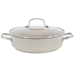 Korkmaz Granita Aluminum Nonstick Casserole Dish, 3.5L, Tan