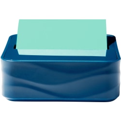 Post-it® Note Dispenser - 3" x 3" Note - 45 Sheet Note Capacity - Navy