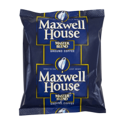 Maxwell House® Ground Coffee, Master Blend, 1.25 Oz Per Bag, Carton Of 42 Bags