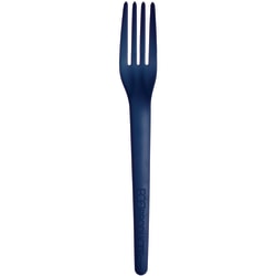 Eco-Products Plantware Dinner Forks, 7", Blue, Pack Of 1,000 Forks