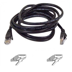 Belkin Patch Cord - RJ-45 Male - RJ-45 Male - 20ft - Black