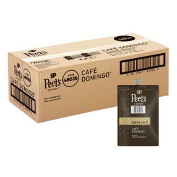 Peet’s® Coffee & Tea Single-Serve Coffee Freshpacks, Cafe Domingo, Carton Of 76