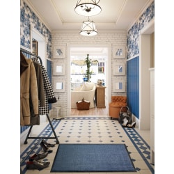 Floortex® Doortex® Advantagemat® Door Mat, 48" x 72", Blue