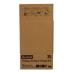 Scotch® Moving And Storage Box, 10"H x 10"W x 10"D, Brown