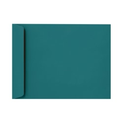 LUX Open-End 9" x 12" Envelopes, Peel & Press Closure, Teal, Pack Of 250