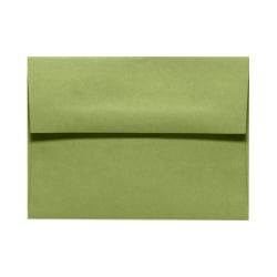 LUX Invitation Envelopes, A9, Gummed Seal, Avocado Green, Pack Of 1,000