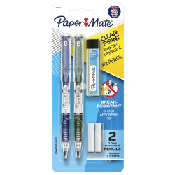 Paper Mate® Clearpoint® Break-Resistant Mechanical Pencil Starter Set, 0.7mm