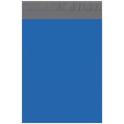 Partners Brand 10" x 13" Poly Mailers, Blue, Case Of 100 Mailers