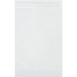 Partners Brand 2 Mil Gusseted Reclosable Poly Bags, 4" x 2" x 6", Clear, Case Of 1000