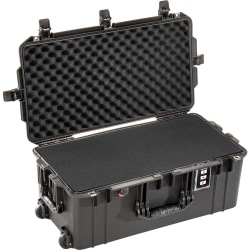 Pelican Air Case, 24-9/16"H x 12-5/16"W x 10-1/4"D, Black