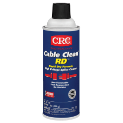 CRC Cable Clean® RD™ High Voltage Splice Cleaners, 16 Oz Can, Case Of 12