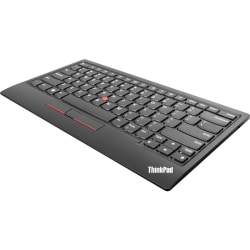 Lenovo ThinkPad TrackPoint Keyboard II (US English) - Wired/Wireless Connectivity - Bluetooth - 2.40 GHz - USB Type A Interface - English (US) - Notebook - Trackpoint - Windows, Android, PC - Black