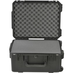 SKB Cases iSeries Protective Case With Layered Foam Interior And 2-Stage Pull Handle, 20-1/2"H x 15-1/2"W x 10"D, Black