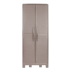 Inval 72"H Storage Cabinet/Wardrobe, Taupe
