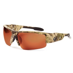 Ergodyne Skullerz® Safety Glasses, Dagr, Polarized, Kryptek Highlander Frame, Copper Lens
