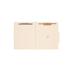 Smead® Manila Classification Folders, 1 Divider, Letter Size, Box Of 10