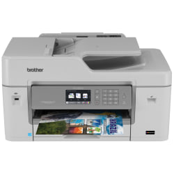 Brother® Business Smart Pro MFC-J6535DW Wireless Color Inkjet All-In-One Printer With INKvestment Cartridges