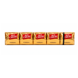 Ferrero Rocher Chocolate, Mon Chéri Dark Chocolate with Cherry and Liqueur Filling, 2.1 Oz, Total Qty 5