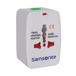 Samsonite® Power Adapter, World Wide, White