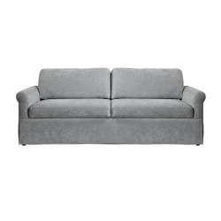Lifestyle Solutions Serta Morgan Convertible Sofa, 36-1/5"H x 90-9/10"W x 39"D, Light Gray
