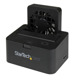 StarTech.com Hot-Swap Hard Drive Docking Station for 2.5"/3.5" SATA III Hard Drives - External eSATA/USB 3.0 Hard Drive Dock w/ UASP (SDOCKU33EF) - Storage controller - 2.5", 3.5" - SATA 6Gb/s - 600 MBps