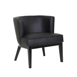 Boss Office Products Ava Accent Chair, Black
