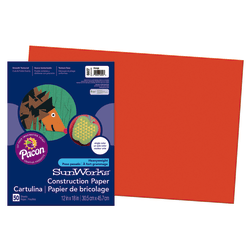 Prang® Construction Paper, 12" x 18", Orange, Pack Of 50