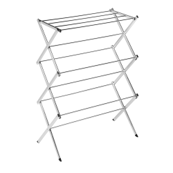 Honey-Can-Do Commercial Drying Rack, 41 1/4"H x 14 1/2"W x 29 1/2"D, Chrome