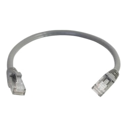 C2G 10ft Cat5e Ethernet Cable - Snagless Unshielded (UTP) - Gray - Patch cable - RJ-45 (M) to RJ-45 (M) - 10 ft - CAT 5e - molded, stranded - gray