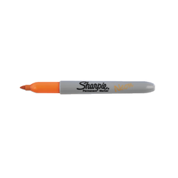 Sharpie® Neon Permanent Marker, Fine Point, Orange