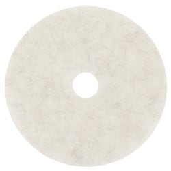 Scotch-Brite 3300-27CA Natural Blend Floor Pads, 27", White/Natural, Case Of 5 Pads
