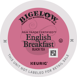 Bigelow® English Breakfast Tea Single-Serve K-Cups®, 0.11 Oz, Carton Of 96