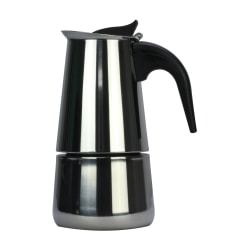 IMUSA 4-Cup Stovetop Espresso Maker, Silver, Total Qty 1