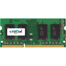 Crucial 2GB (1 x 2 GB) DDR3 SDRAM Memory Module - For Notebook, Desktop PC - 2 GB (1 x 2 GB) - DDR3-1066/PC3-8500 DDR3 SDRAM - CL7 - 1.50 V - Non-ECC - Unbuffered - 204-pin - SoDIMM