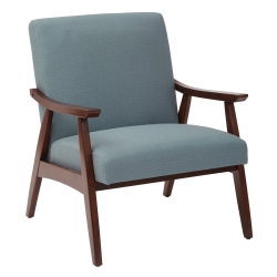Ave Six Davis Chair, Klein Sea/Medium Espresso