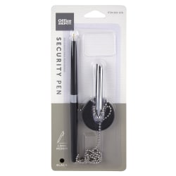 Office Depot® Brand Security Counter Pen, Medium Point, 1.0 mm, Black Base