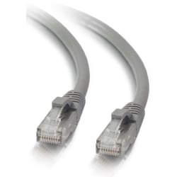 C2G 5ft Cat5e Ethernet Cable - Snagless Unshielded (UTP) - Gray - Patch cable - RJ-45 (M) to RJ-45 (M) - 5 ft - CAT 5e - molded, stranded - gray