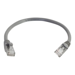 C2G 14ft Cat6 Ethernet Cable - Snagless Unshielded (UTP) - Gray - Patch cable - RJ-45 (M) to RJ-45 (M) - 14 ft - CAT 6 - molded, snagless - gray