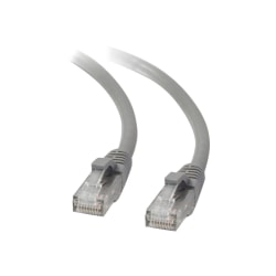 C2G 14ft Cat5e Ethernet Cable - Snagless Unshielded (UTP) - Gray - Patch cable - RJ-45 (M) to RJ-45 (M) - 14 ft - CAT 5e - gray