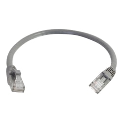 C2G 3ft Cat5e Ethernet Cable - Snagless Unshielded (UTP) - Gray - Patch cable - RJ-45 (M) to RJ-45 (M) - 3 ft - UTP - CAT 5e - molded - gray