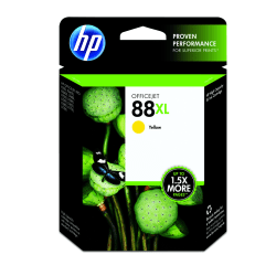 HP 88XL Yellow High-Yield Ink Cartridge, C9393AN