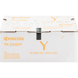 Kyocera® TK-5242Y Yellow Toner Cartridge