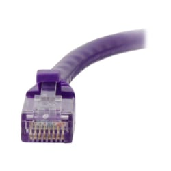 C2G 100ft Cat6 Snagless Unshielded (UTP) Ethernet Cable - Cat6 Network Patch Cable - PoE - Purple - Patch cable - RJ-45 (M) to RJ-45 (M) - 100 ft - CAT 6 - molded, snagless, stranded - purple