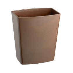Erwyn Products My Earth Wastebaskets, 9-Quart, Chocolate, Set Of 4 Wastebaskets