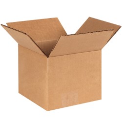 Partners Brand Corrugated Boxes, 6" x 6" x 5", Kraft, Pack Of 25