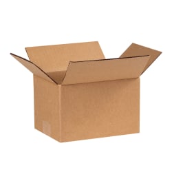 Partners Brand Corrugated Boxes, 8" x 6" x 5", Kraft, Pack Of 25