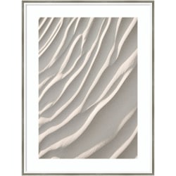 Amanti Art Sand by Design Fabrikken Wood Framed Wall Art Print, 25"W x 33"H, White
