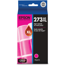 Epson® T273XL Claria® 320-S Photo Magenta High-Yield Ink Cartridge, T273XL320-S